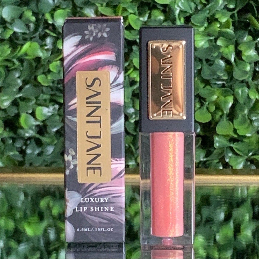 Saint Jane NECTAR Lip Shine Longwear Hydration Lip Oil | NEW | Golden Peach
